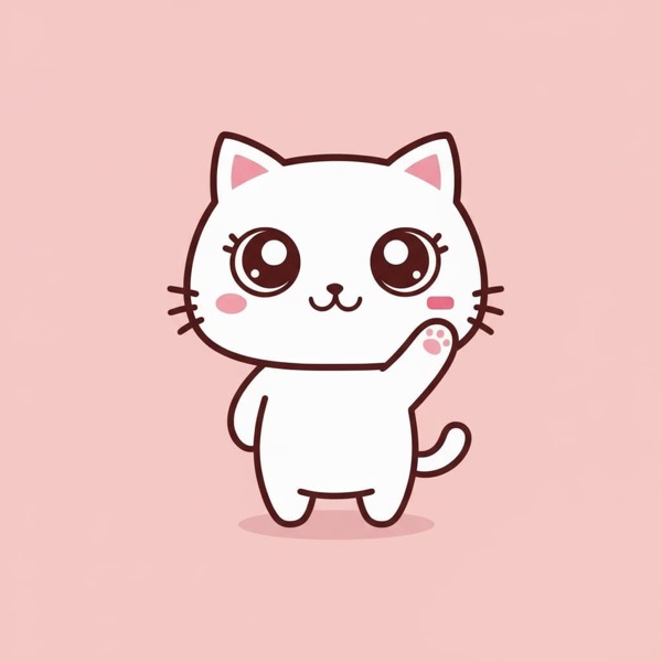 にゃんグラムのキャラクター — 出迎えてくれる猫